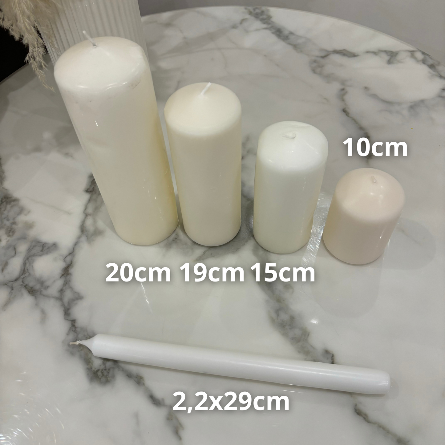 Bougies classiques personnalisables