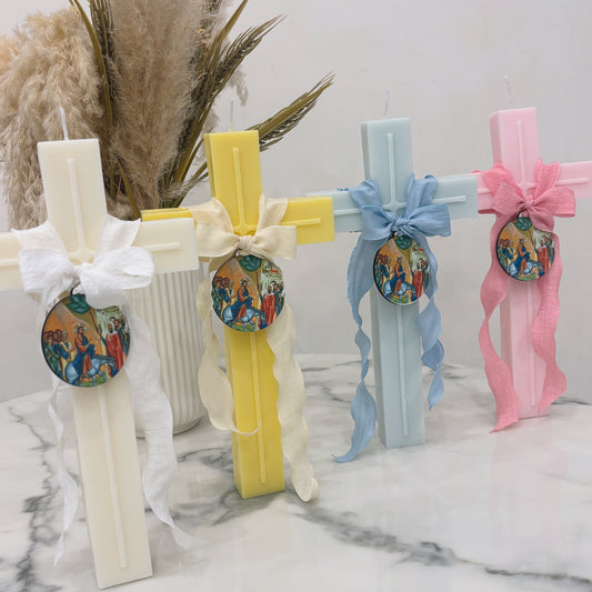 Bougies en forme de croix